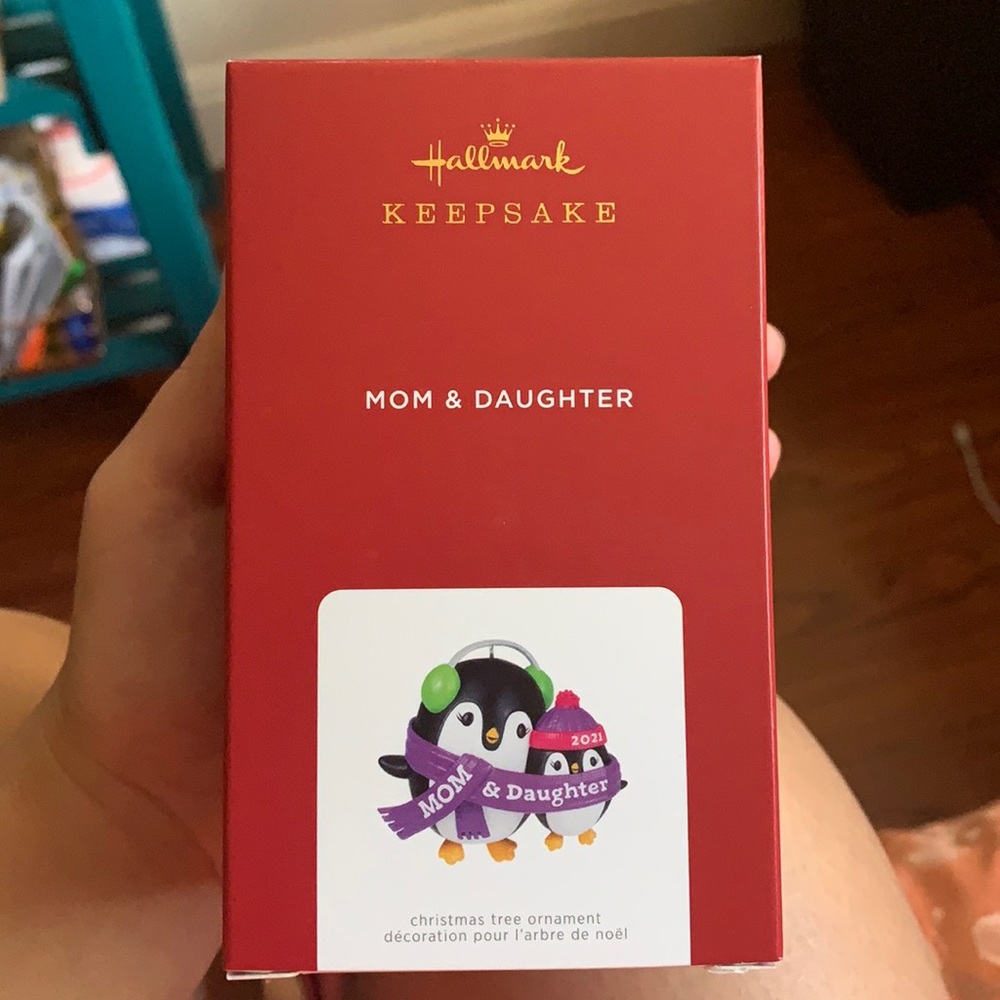 Mom & daughter 2021 Xmas ornament
